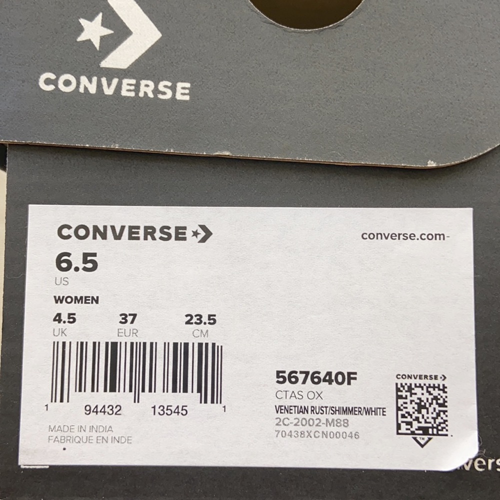 Converse ‘Trail To Cove’ In Venetian Rust (Nib) - image 8